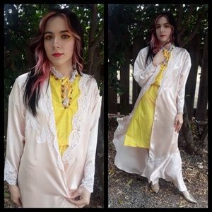 Gorgeous! Vtg 80s does 40s I magnin robe duster